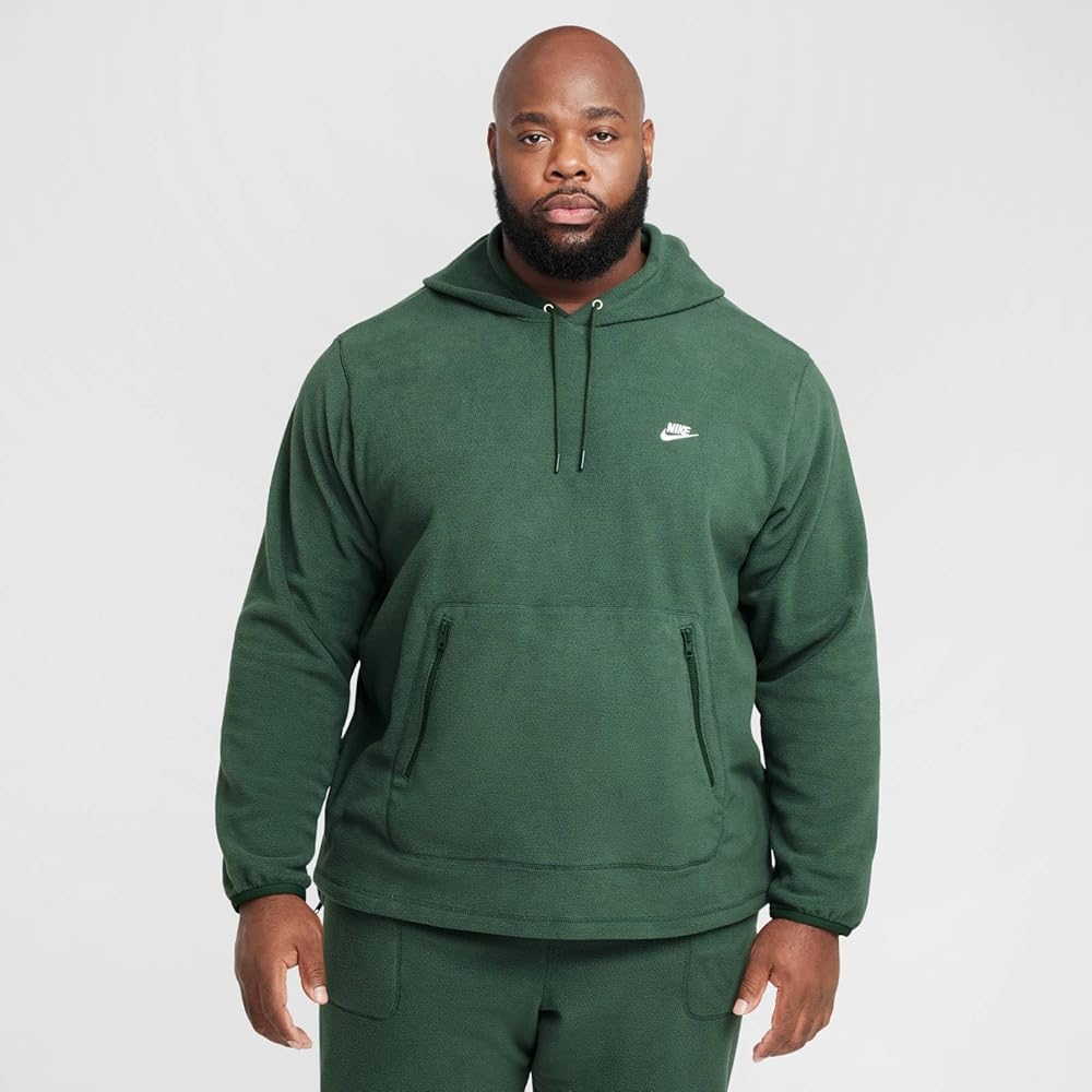 Amazon.com: Nike Club Men's Winterized Pullover Hoodie (FZ0660-323