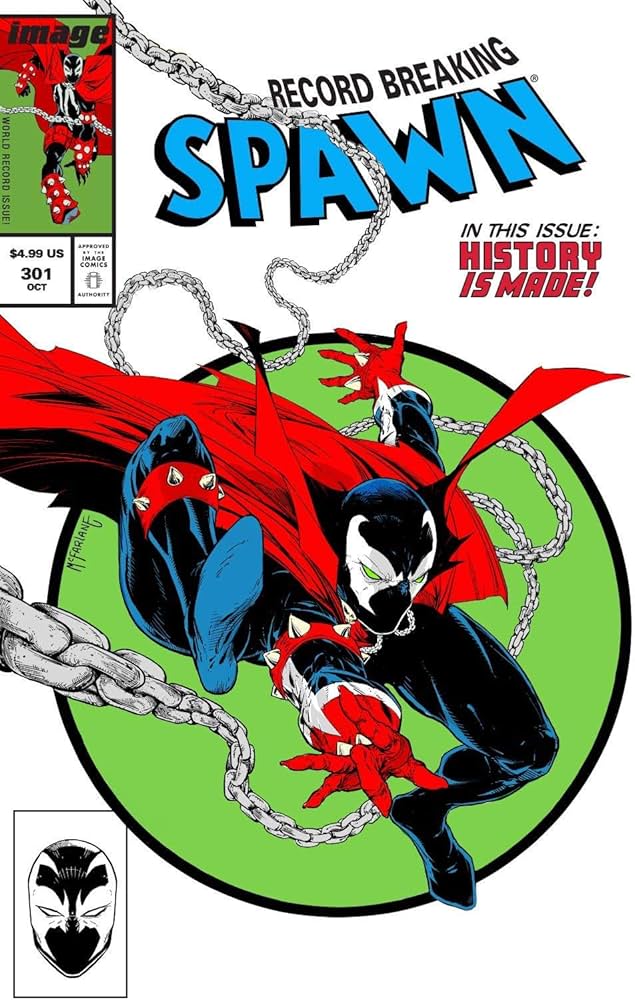 Spawn #301 Amazing Spider-Man #300 Parody Cover H: Todd McFarlane