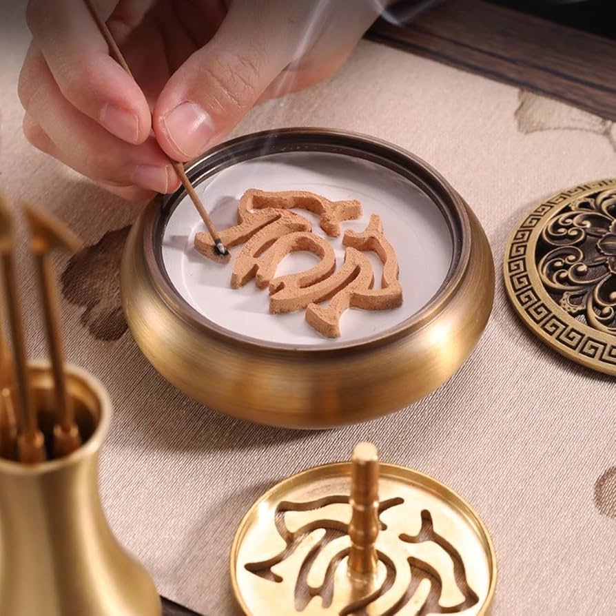 Amazon｜SciAza 中国 お香 セット 香炉 セット 中国 香道具 セット 拓