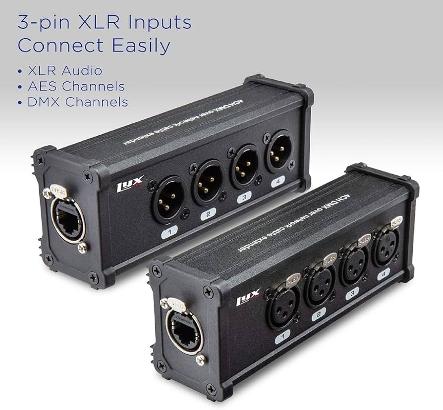 Amazon | LyxPro 4チャンネル 3ピン マルチネットワーク XLR ケーブル