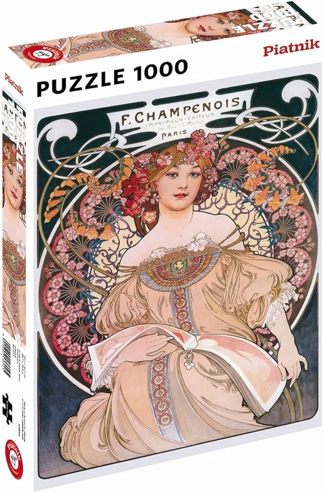 Amazon.co.jp: 1000ピース ジグソーパズル Piatnik ミュシャ 夢 Mucha