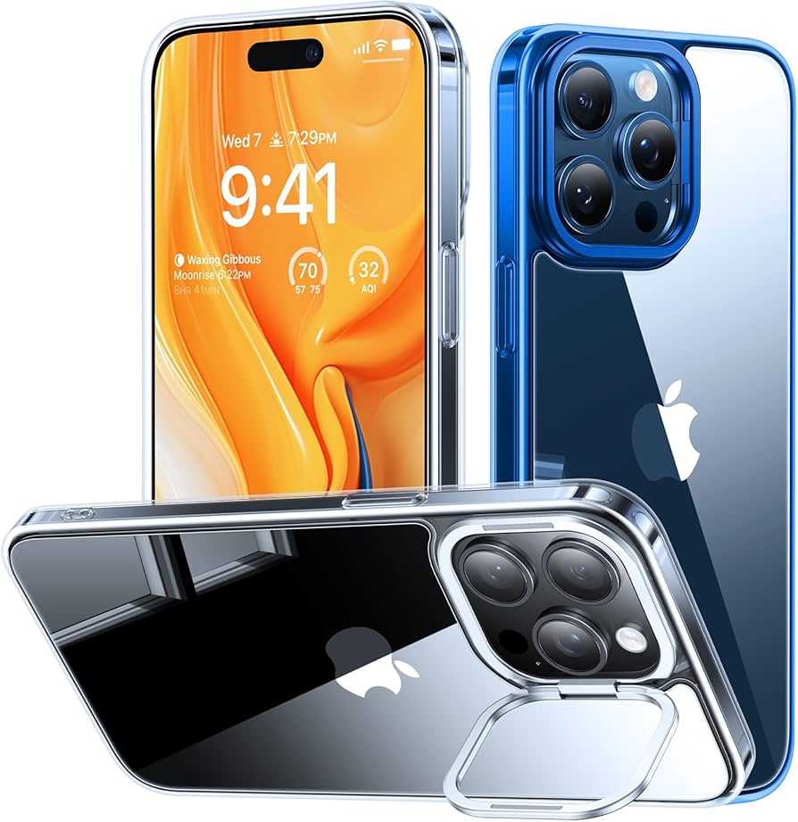 Amazon.co.jp: 【ダイヤ級クリア・隠しスタンド】TORRAS iPhone 15 Pro