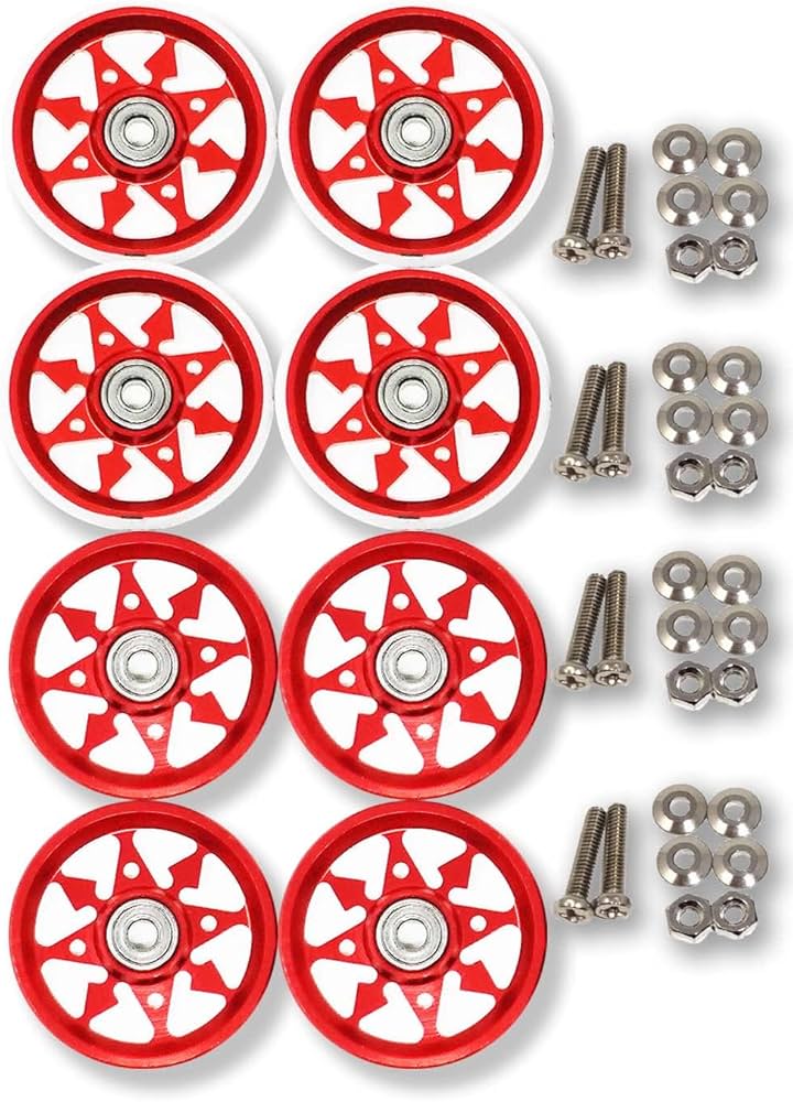 Amazon | mokedo-factory ミニ四駆 ローラー 19mm アルミベアリング