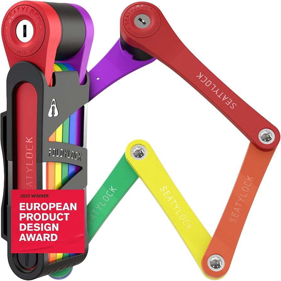 Amazon.com : Seatylock FoldyLock Compact Folding Bike Lock - Award