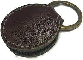 Amazon | [革工房サトウ] キーホルダー かわいい 丸型 コインケース