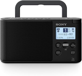 Amazon.co.jp: XDR-56TV-B(ブラック) ワンセグTV音声/FMステレオ/AM