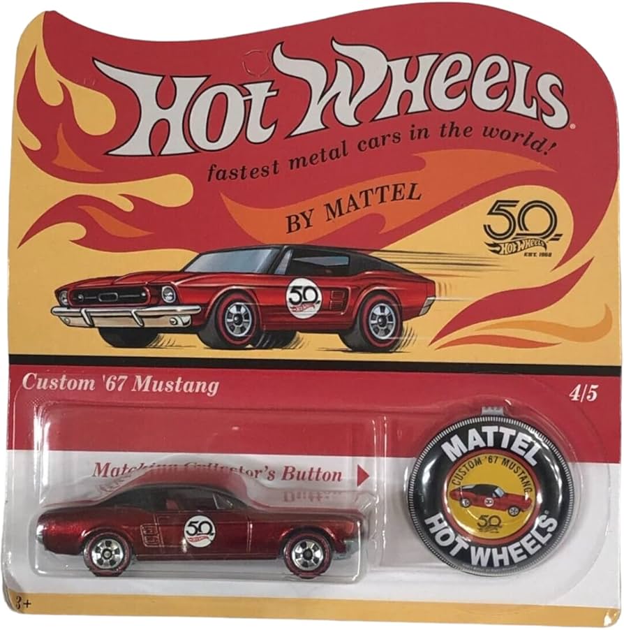 Amazon.com: Hot Wheels 2018 50th Anniversary Redline Complete Set
