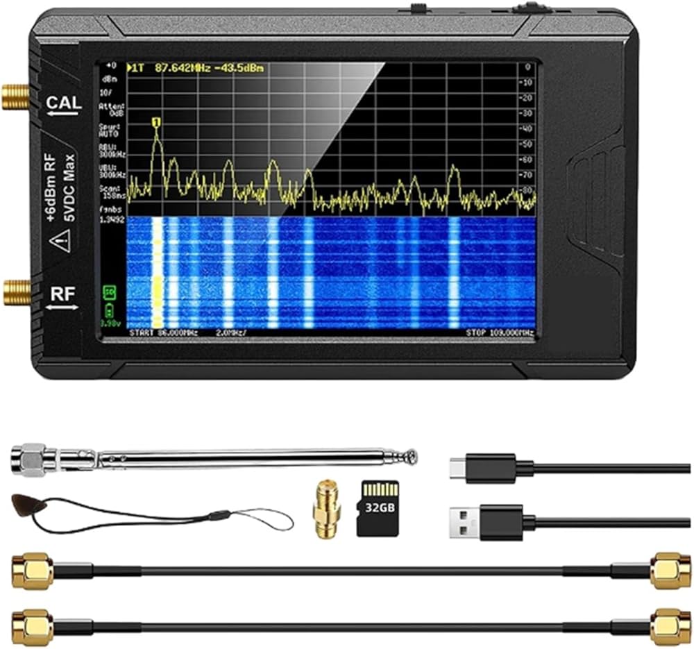Amazon | 2-in-1 ハンドヘルド小型スペクトラム アナライザ 2.8 インチ