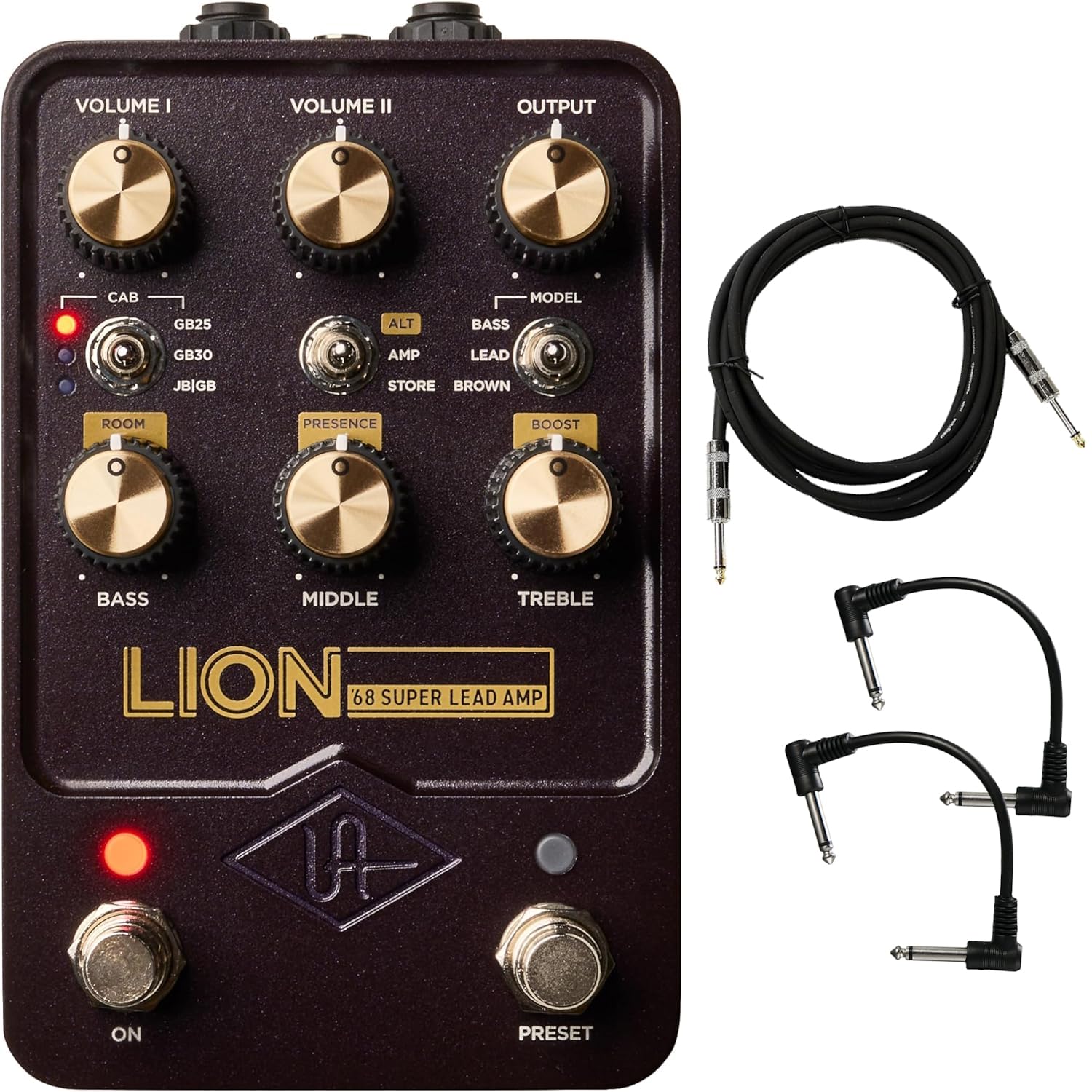 Amazon.com: Universal Audio UAFX Lion '68 Super Lead Amp Pedal
