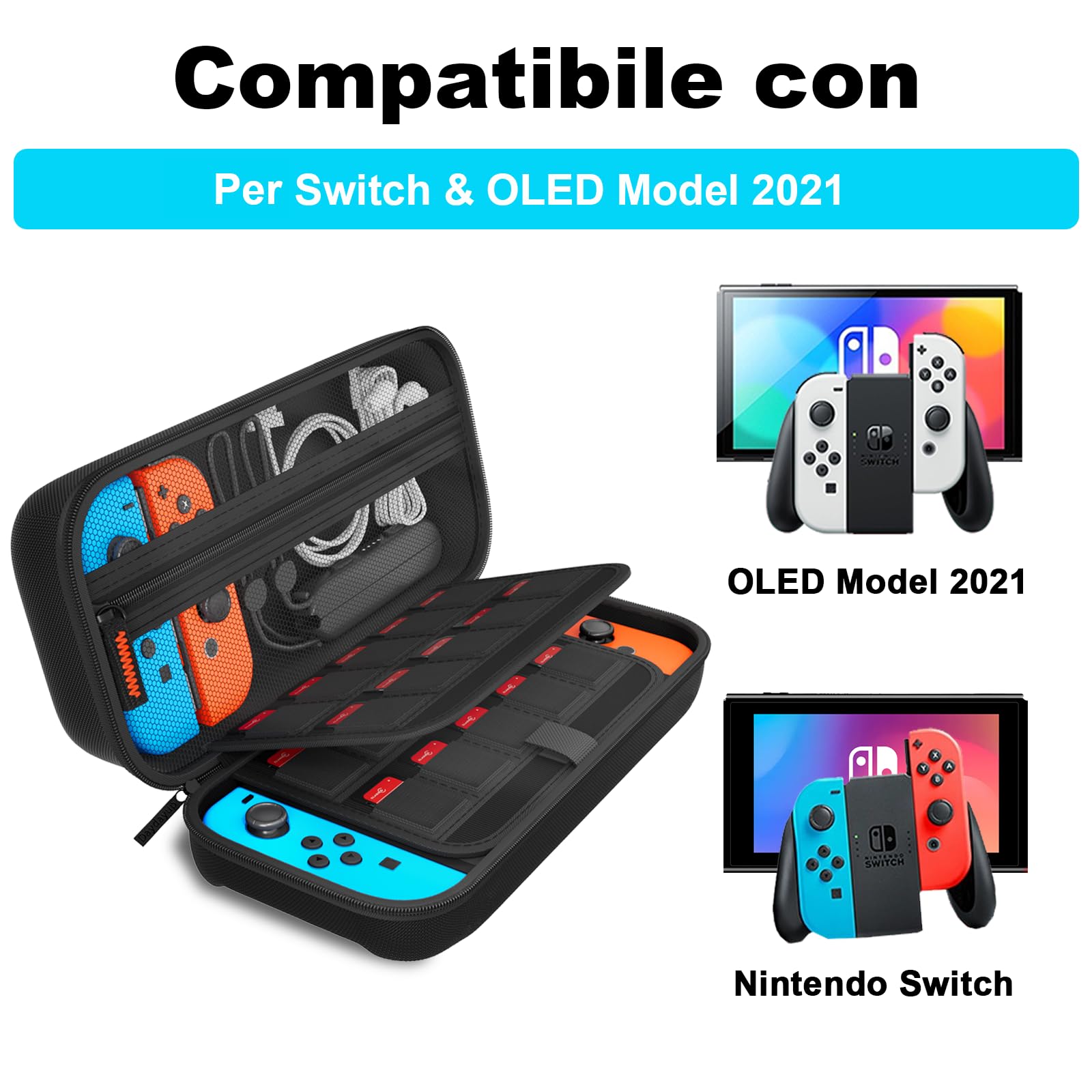 daydayup Borsa Compatibile con Nintendo e Nuovo Switch OLED, Borsa