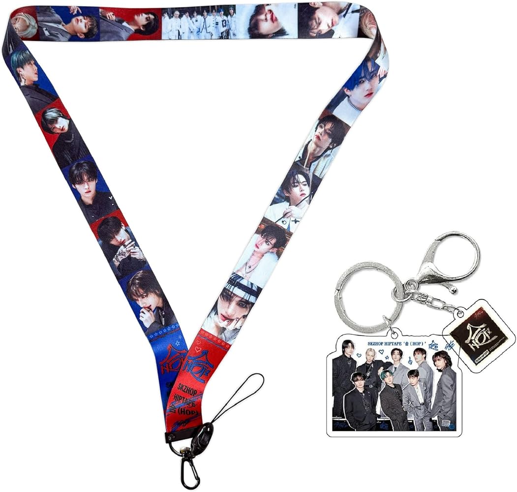 Amazon.com: YiYiXiXi Stray-Kids New Album Lanyard Keychain