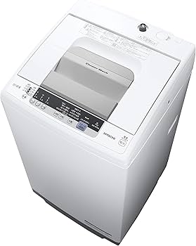 Amazon | 日立 全自動洗濯機 白い約束 洗濯7kg 本体幅53cm NW-R704 W