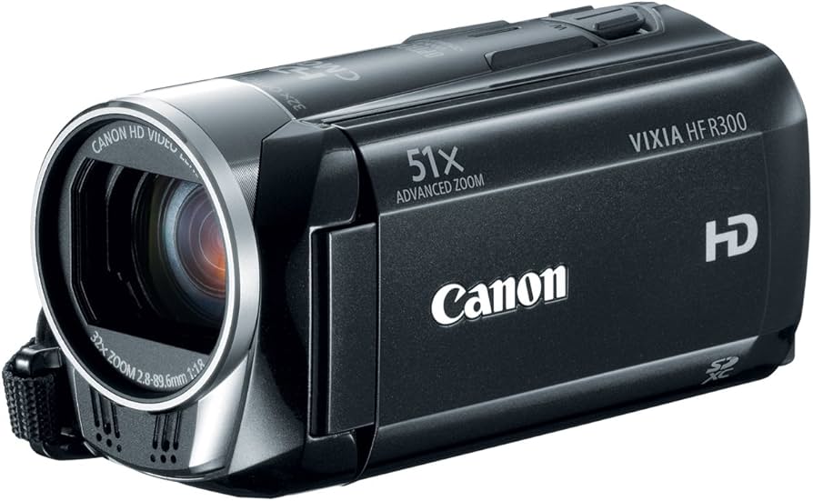 Amazon.com : Canon Vixia HF R300 Full HD Flash Memory Camcorder