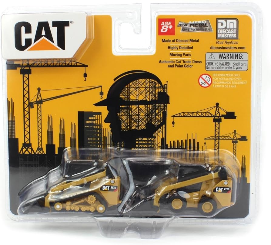 Amazon.com: Diecast Masters 1/64 Caterpillar 272D2 Skid Steer