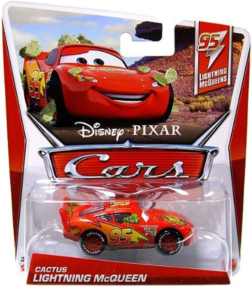 Amazon.com: Disney/Pixar Cars 95 Lightning McQueens Cactus