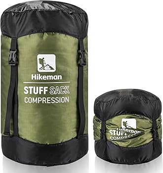 Amazon | コンプレッションバッグ 寝袋圧縮袋 50%まで圧縮 防水 46L
