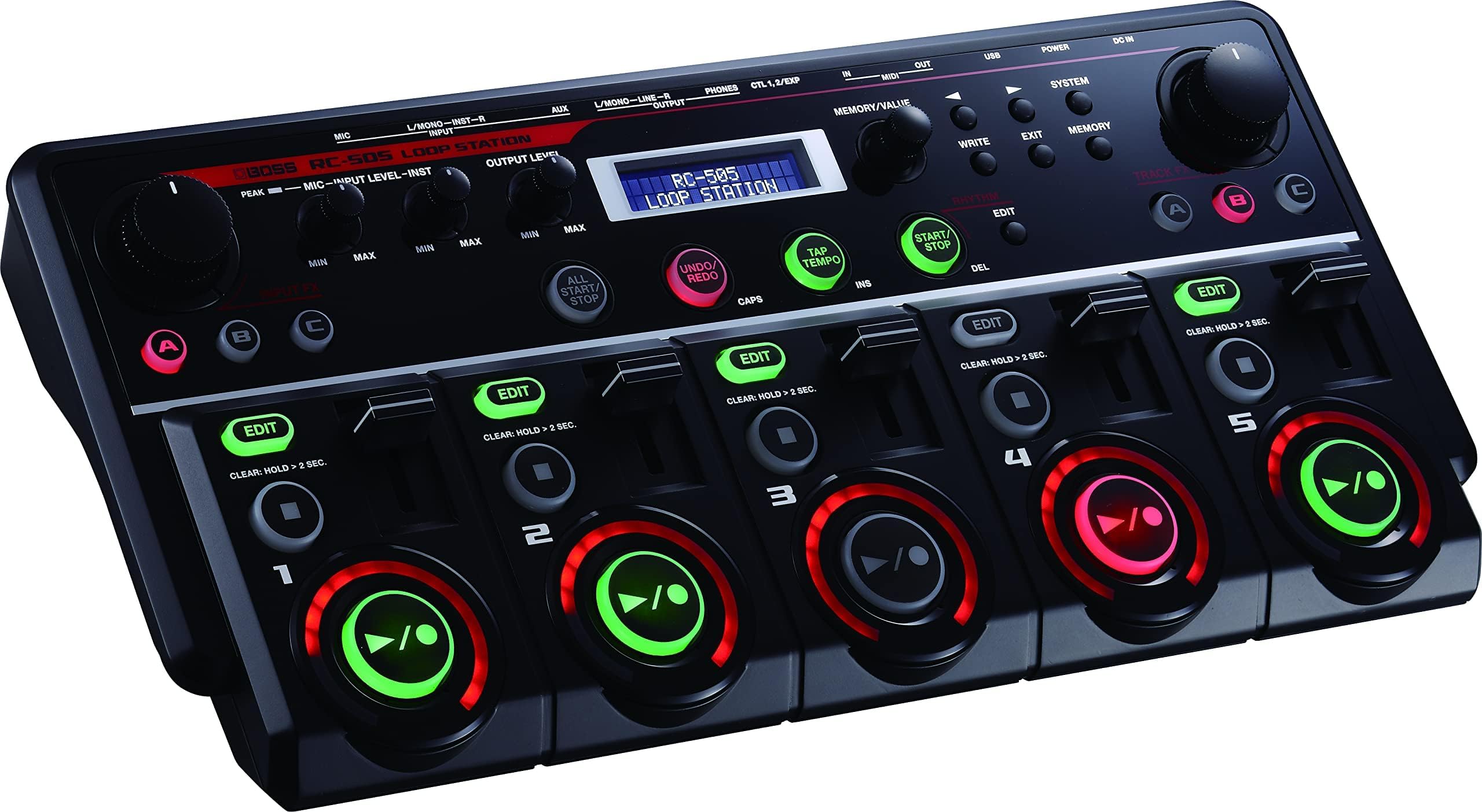 Amazon.com: BOSS Powerful Flagship Tabletop Loop Station (RC-505