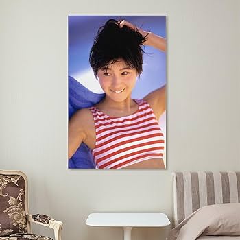 Amazon.co.jp: 広末涼子水着セクシー写真ポスター 壁飾り キャンバス