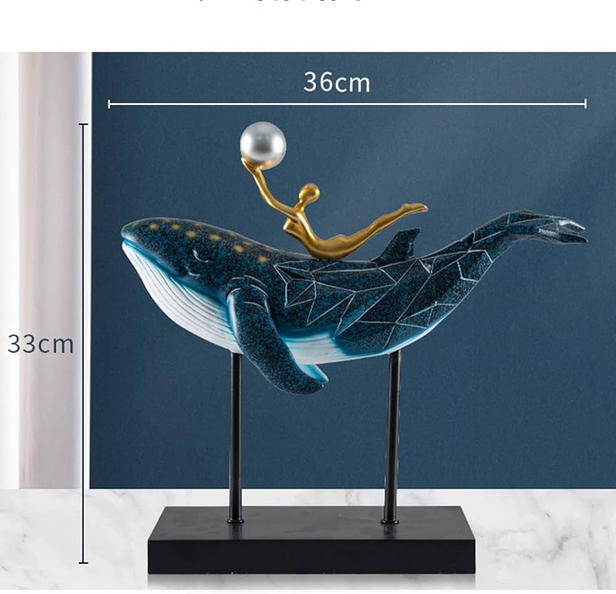 Amazon.co.jp: クジラ 置物 オブジェ 玄関 インテリア モダン