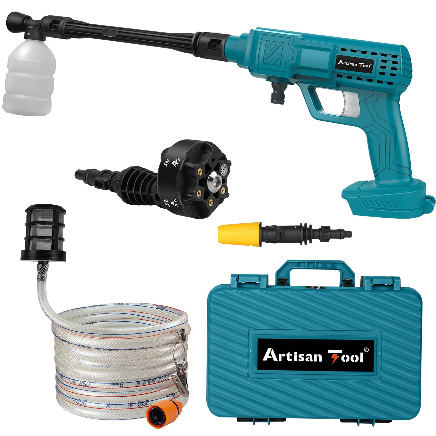 Amazon | アルチザンツール 【日本ブランド】自吸式高圧洗浄機HP-02 青