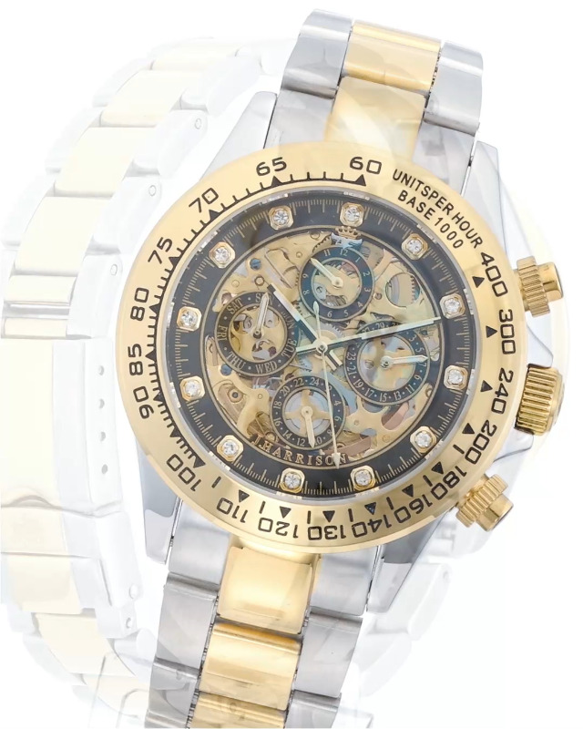 Amazon.co.jp: [ジョンハリソン]J.Harison 腕時計 自動巻き ブラック