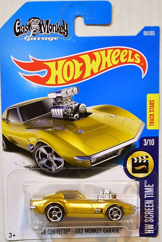 Amazon | Hot Wheels Gas Monkey Garage '68 Corvette Hw Screen Time