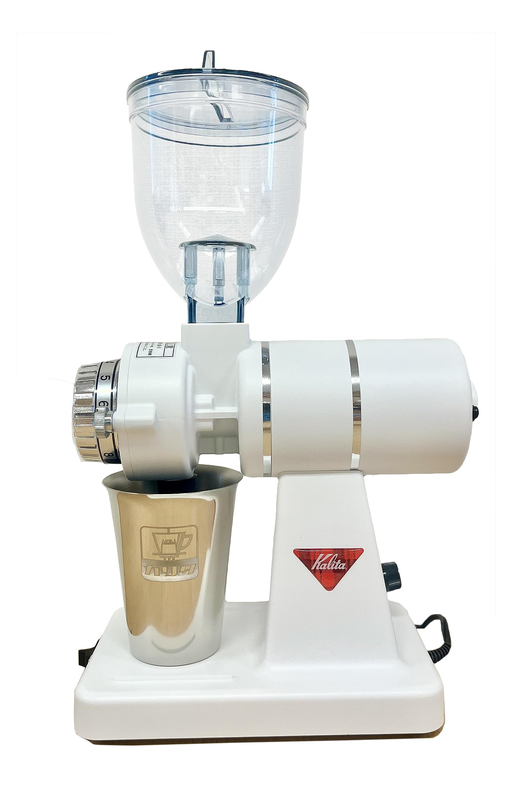 Amazon | 【限定カラー ホワイト】ナイスカットG 電動コーヒーミル