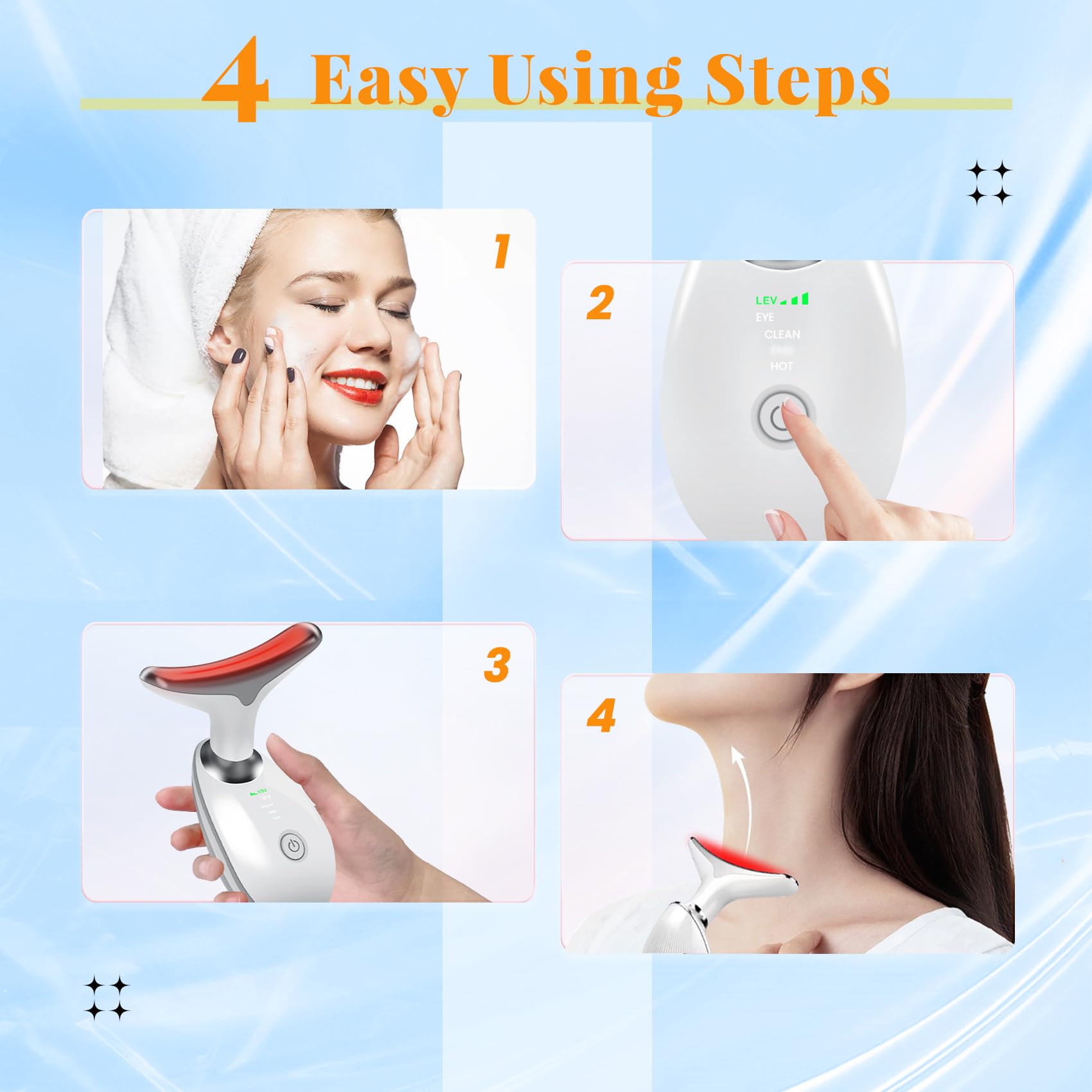 Amazon.com: Face Beauty Device, Multifunctional Facial Massager, 7