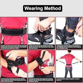 Amazon.co.jp: ボクシング トレーニング レジスタンスバンドセット 脚