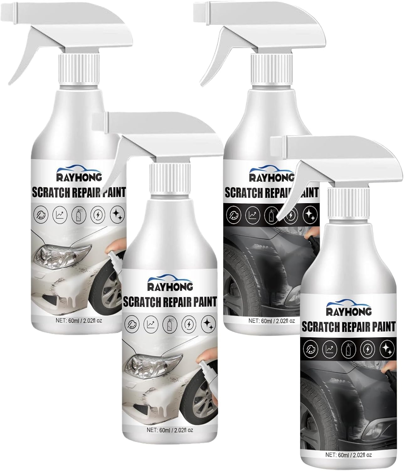Amazon | 車の傷修復スプレー、車の傷修復スプレー60ML抗酸化塗料傷