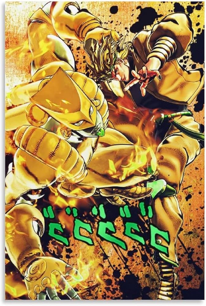 t*休様 大阪限定☆ジョジョ展 ザ・ワールド A1 ポスター DIO 額付き