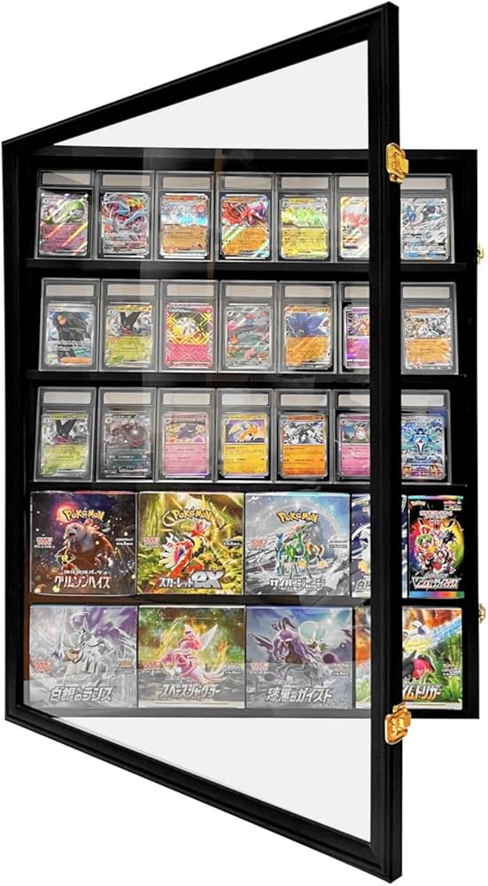 Amazon.co.jp: heizi 【UV加工・鍵付き】トレカディスプレイケース