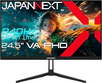 Amazon.co.jp: JAPANNEXT 24.5インチ ゲーミングモニター 240Hz 1ms