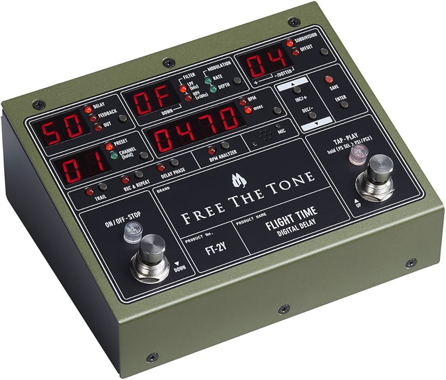Amazon.com: Free the Tone Flight Time FT-2Y Digital Delay Version
