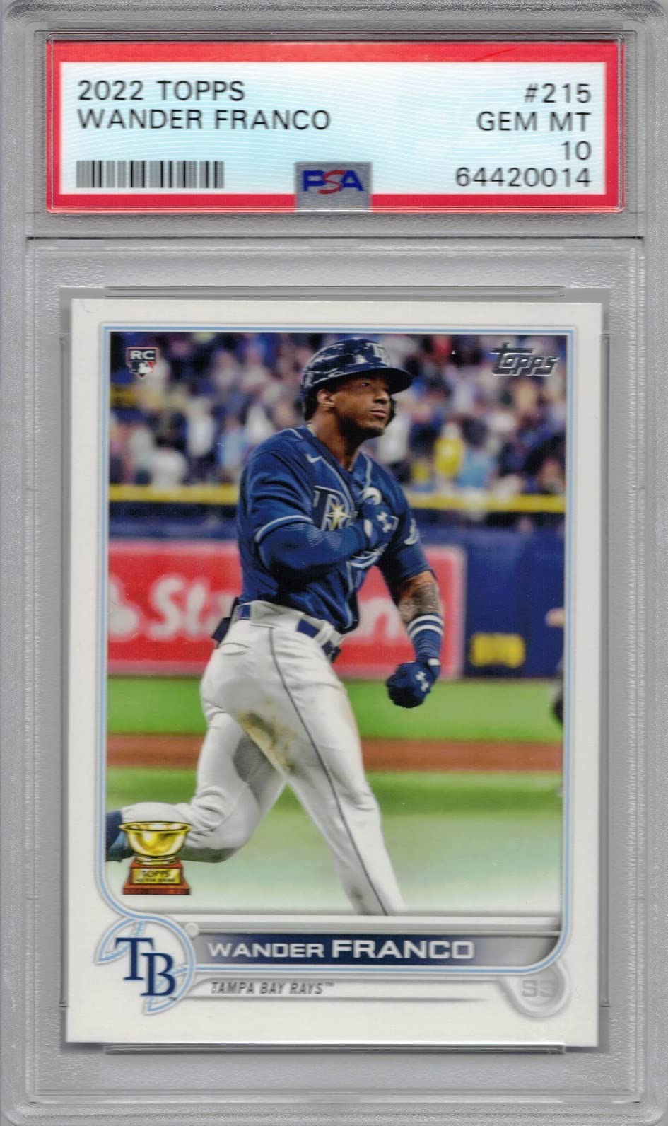 Amazon.com: 2022 Topps Baseball #215 Wander Franco Rookie Card