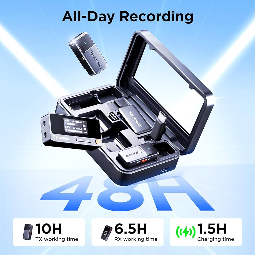 Amazon.co.jp: Saramonic Air ワイヤレスピンマイクシステム 300m伝送