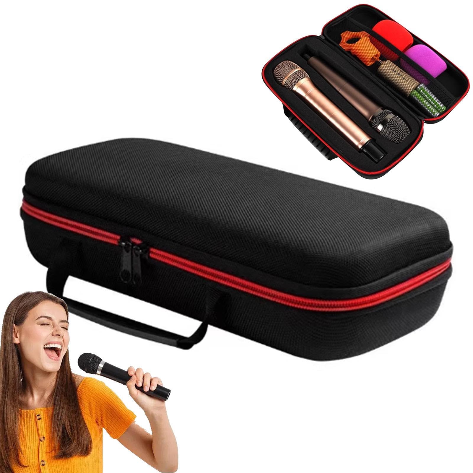 Amazon.co.jp: Buogint ワイヤレスマイクケース、2本用マイクケース