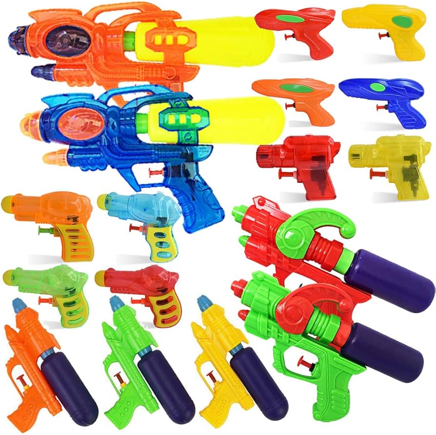Amazon | AsToy 子供 水鉄砲 20個入り 水ピストル 子供会 お祭り 景品