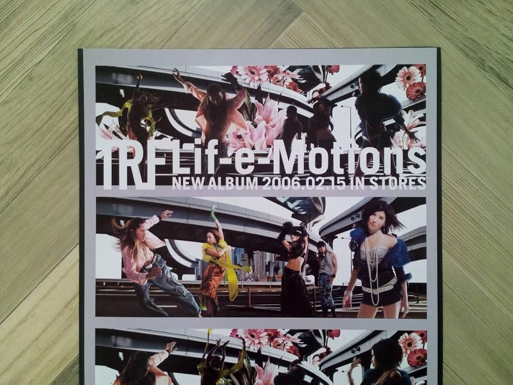 Amazon.co.jp: TRF『Lif-e-Motions』アルバム広告2006年ポスター風