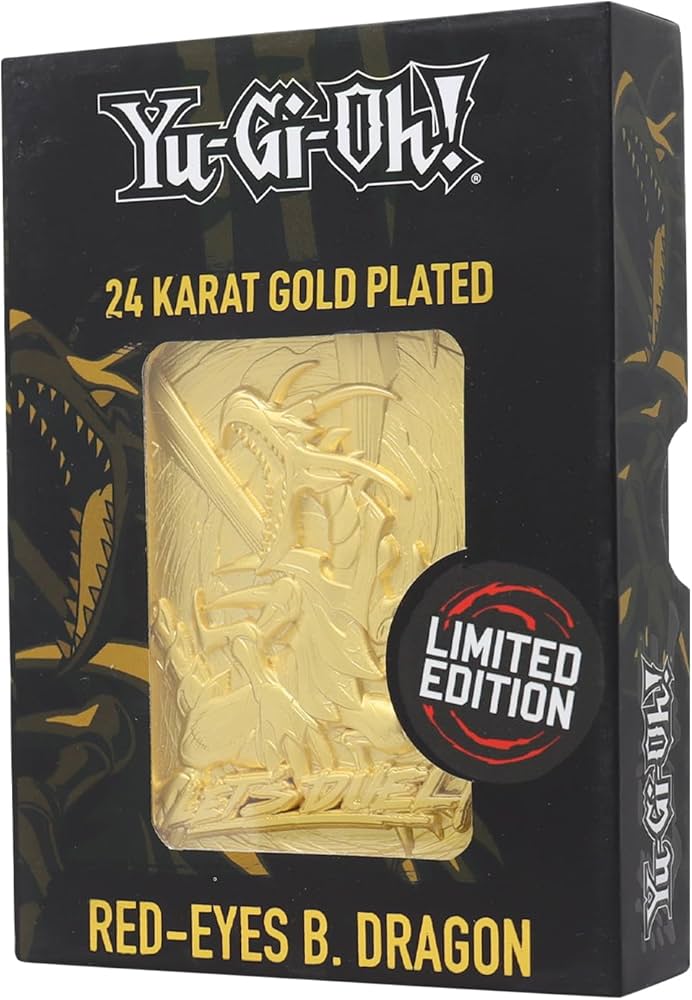 Amazon.com: Yu-Gi-Oh! Limited Edition 24k Gold Plated Metal Card