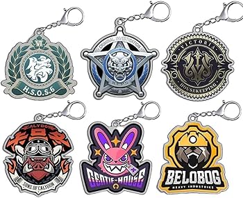 Amazon.co.jp: ゼンゼロ キーホルダー 8個セット 邪兎屋 ヴィクトリア