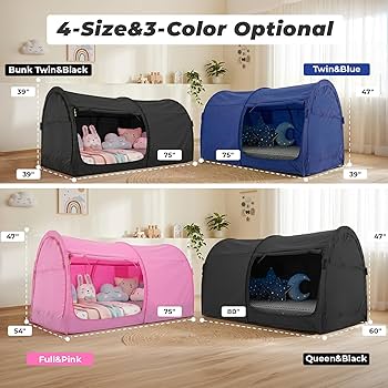 Amazon｜Leedor ベッドテント190x99cm 室内一人テント ワンタッチ