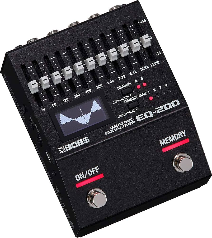 Amazon | BOSS ボス EQ-200 グラフィックイコライザー 2系統の10バンド