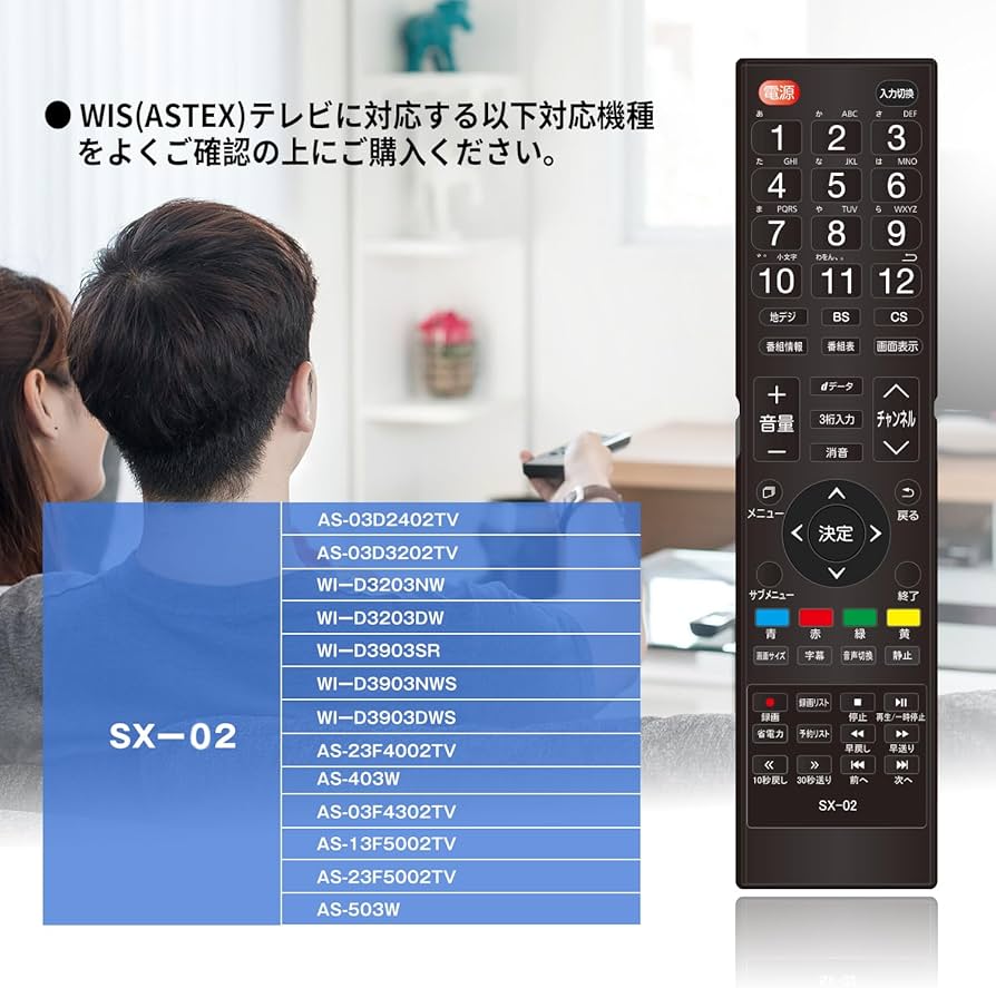Amazon.co.jp: WIS SX-02 リモコン for AS-03D2402TV AS-03D3202TV WI
