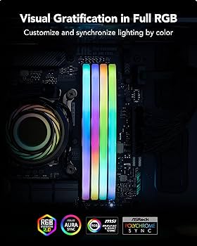 Lexar ARES RGB DDR5 RAM 32GB Kit (2x16GB) 6800MHz, 288-Pin UDIMM