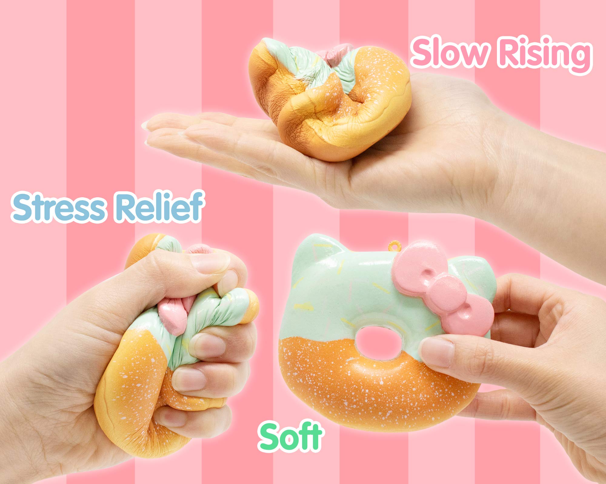 Amazon | SANRIO ハローキティ ビッグドーナツ かわいいスクイーズ