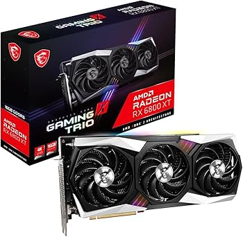 Amazon | MSI Radeon RX 6800 XT GAMING X TRIO 16G グラフィックス