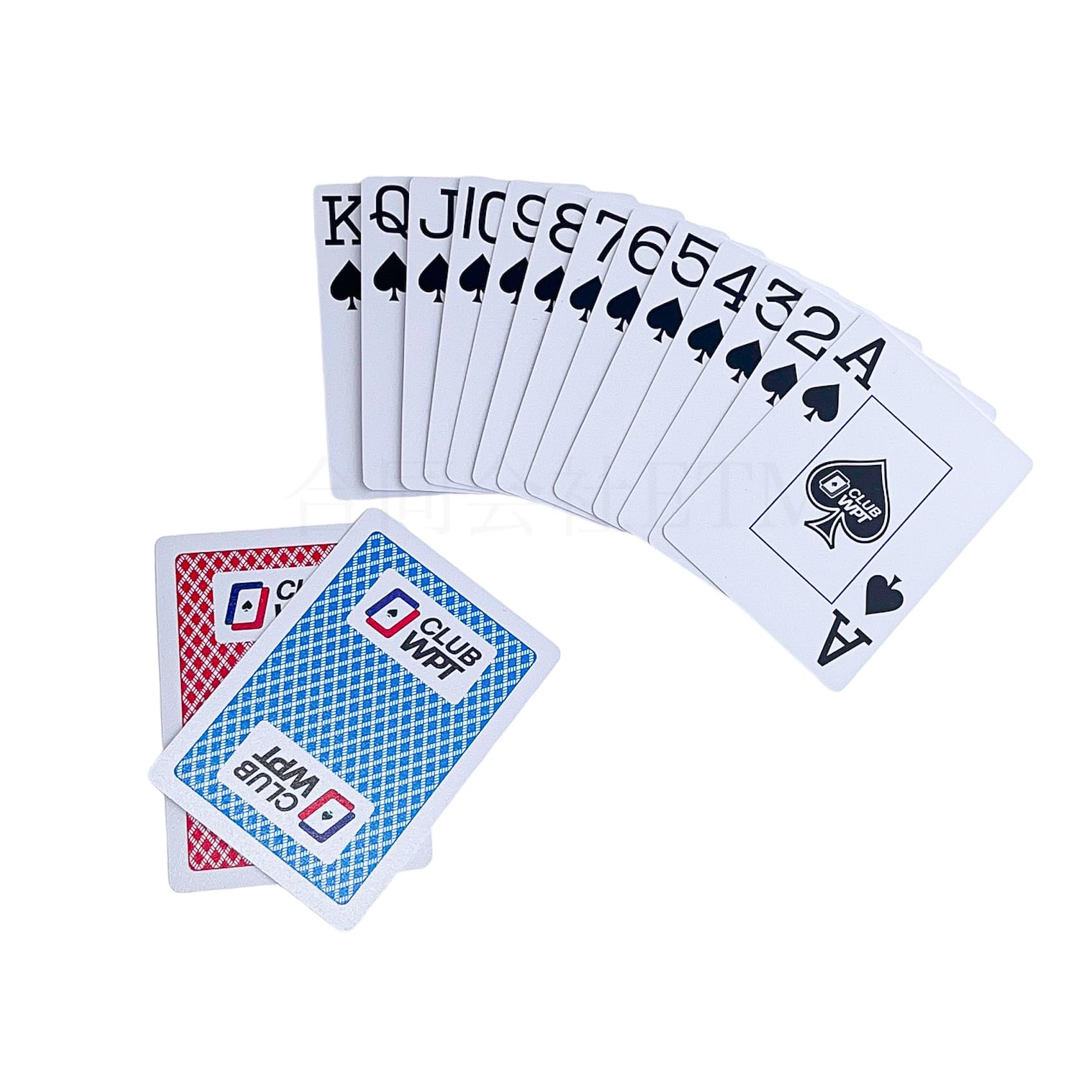 Amazon.co.jp: CLUB WPT ポーカー用プラスチックトランプ 100