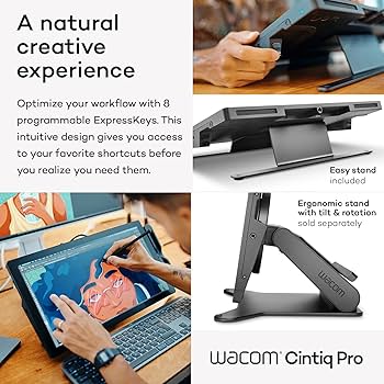 Amazon.com: Wacom Cintiq Pro 17 Drawing Tablet with Screen, 17.3