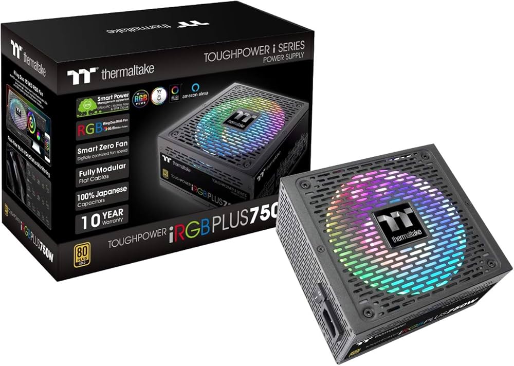 Amazon | Thermaltake TOUGHPOWER DIGITAL iRGB PLUS 750W -GOLD- PC